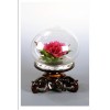 牡丹干花艺术品（不凋花）- 珍品类，规格25x19.8，桌摆、玻璃球造型-1