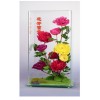 牡丹干花艺术品（不凋花）- 插花类，规格 50x30x21，桌摆、插花-高7朵、 富贵